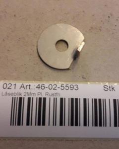 Coverplate 2mm Pl. SST